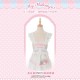 Mademoiselle Pearl Sanrio My Melody Rose Themed Apron Top Skirt Set JSKs and OPs(Reservation/Full Payment Without Shipping)
